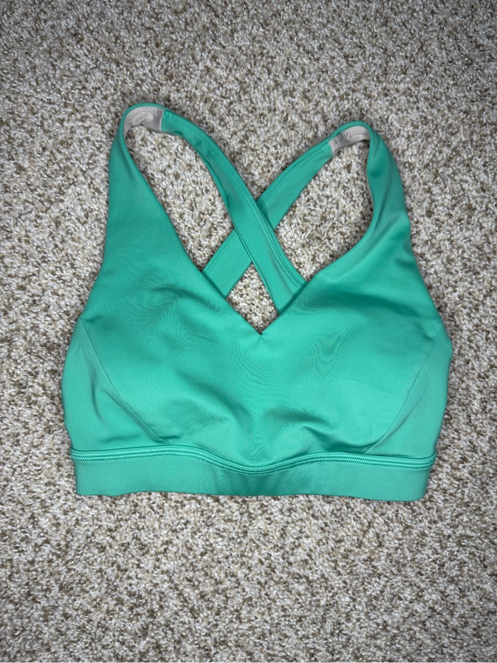 lululemon athletica Mint Green Strappy Sports Bra